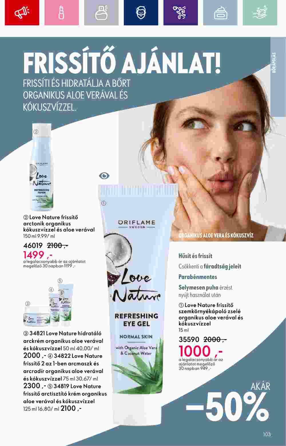 Oriflame akciós újság 2023.09.20-tól - 103. oldal.