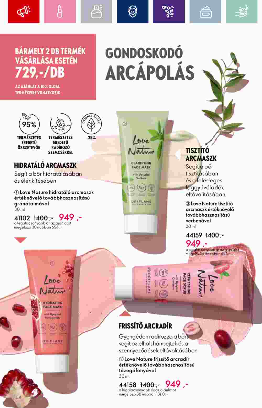 Oriflame akciós újság 2023.09.20-tól - 104. oldal.