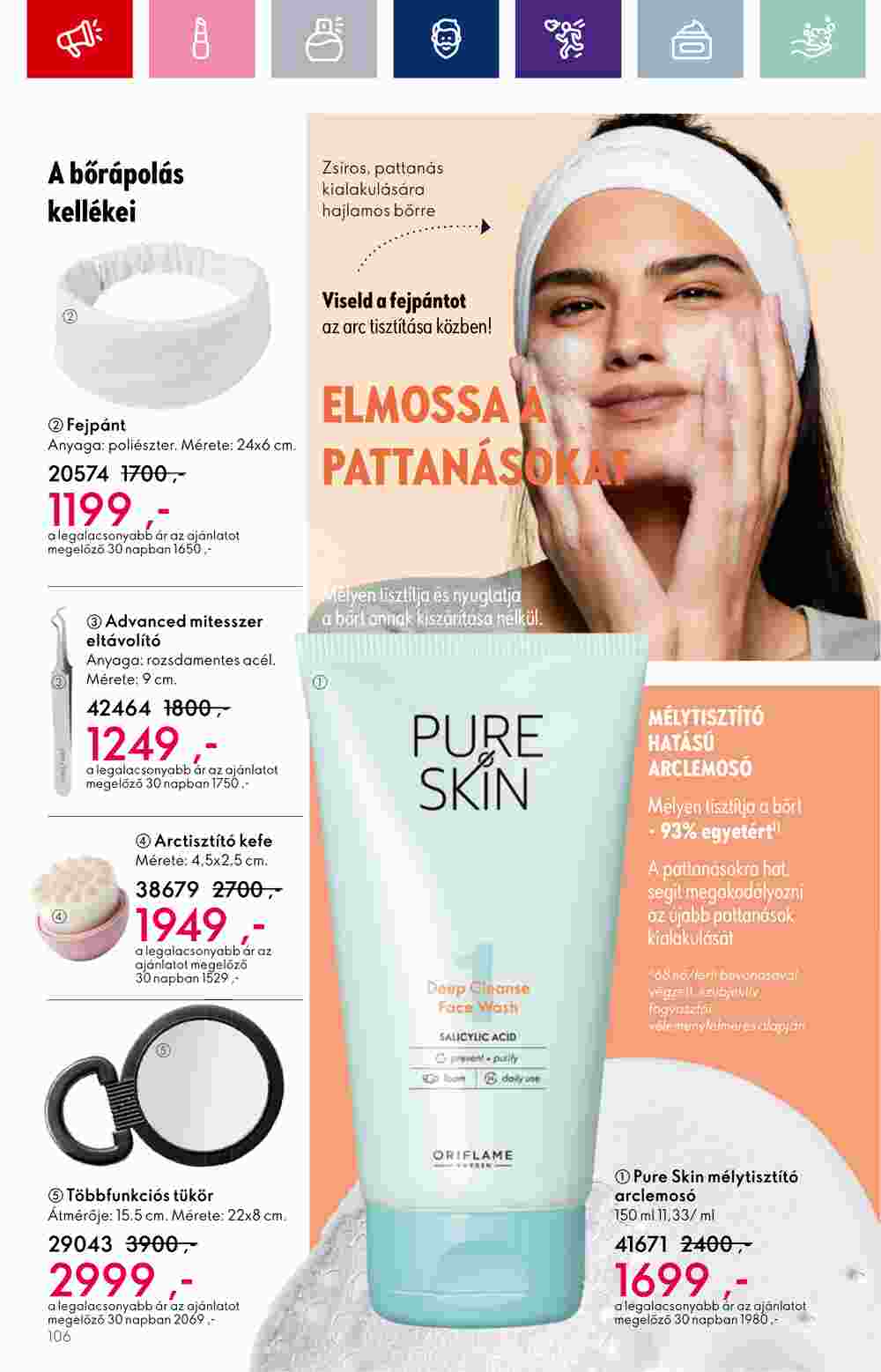 Oriflame akciós újság 2023.09.20-tól - 106. oldal.