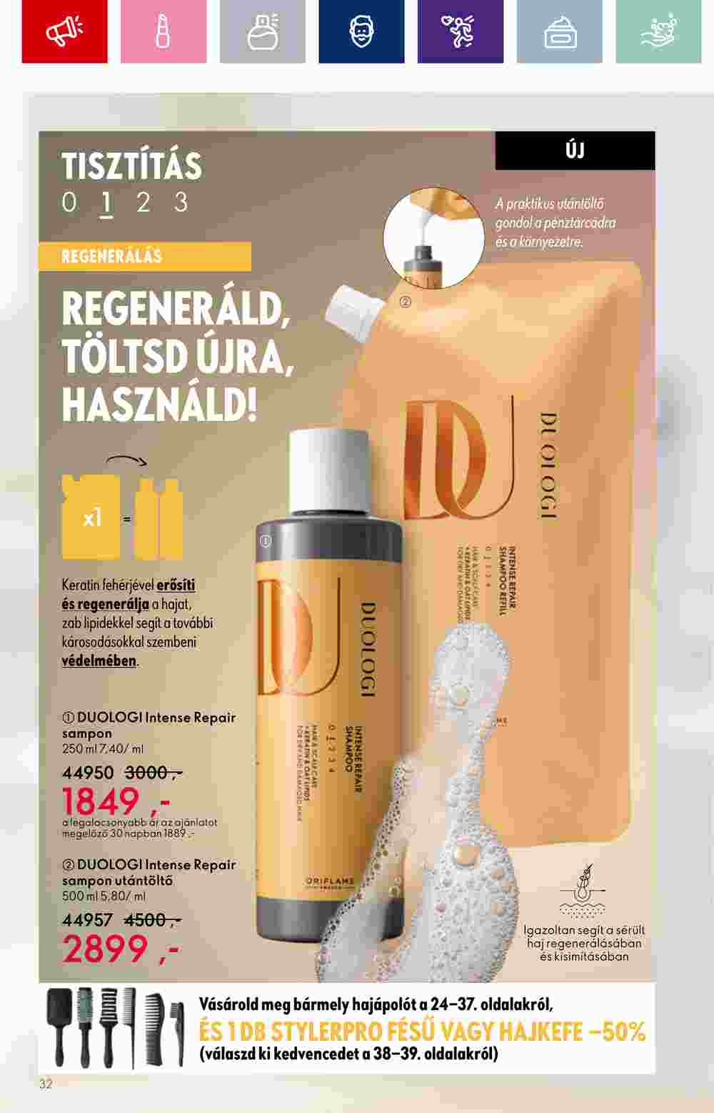 Oriflame akciós újság 2023.09.20-tól - 32. oldal.