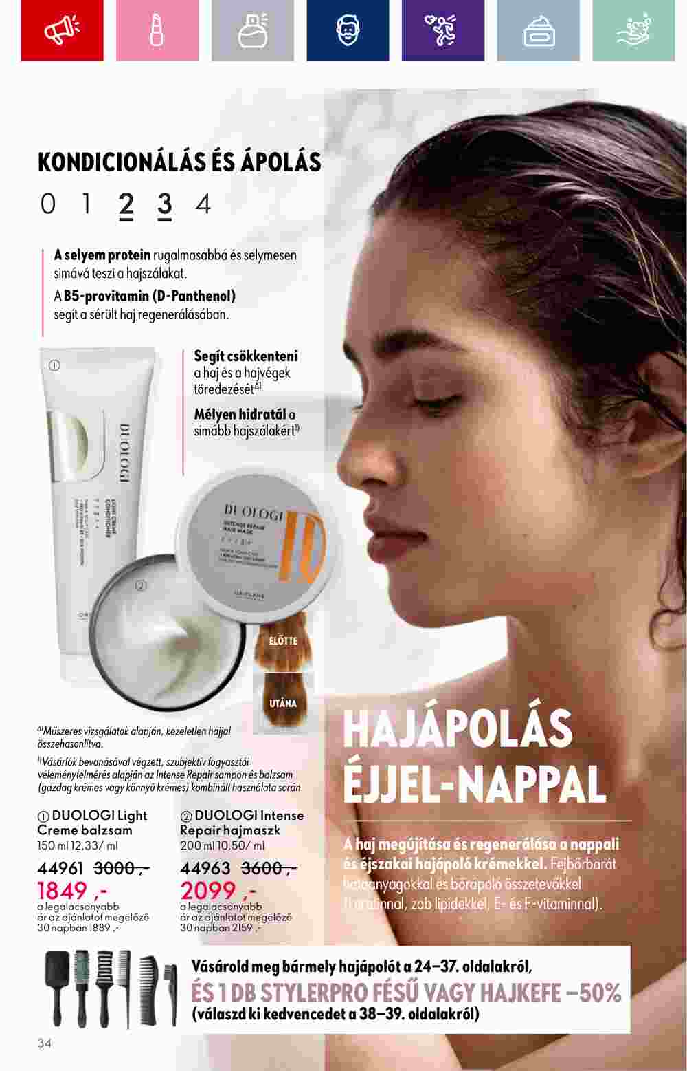 Oriflame akciós újság 2023.09.20-tól - 34. oldal.