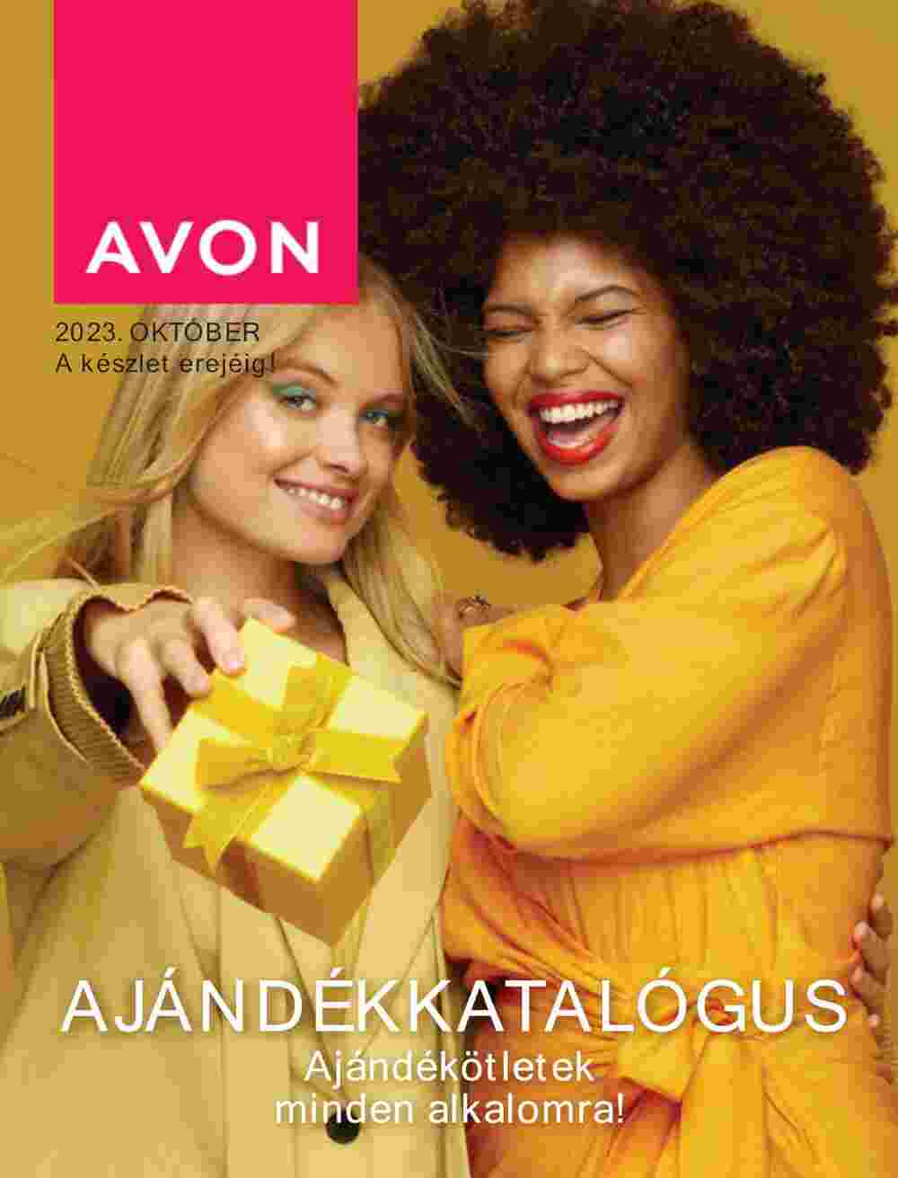 Avon akciós újság 2023.10.01-től - 1. oldal.