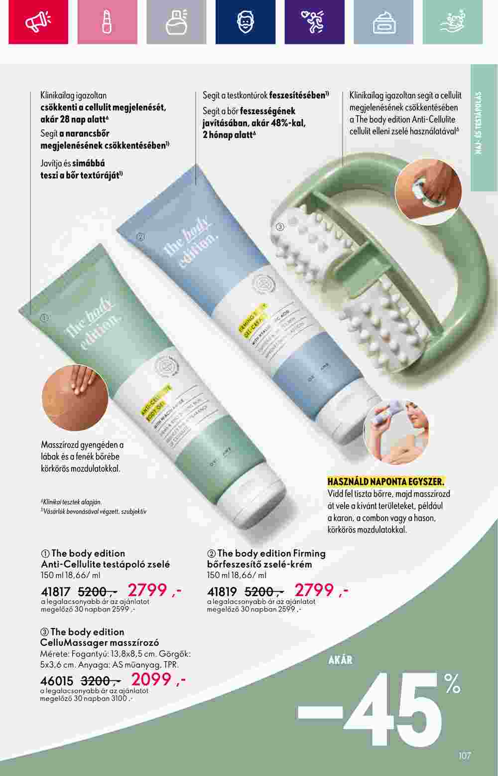 Oriflame akciós újság 2023.10.11-től - 107. oldal.