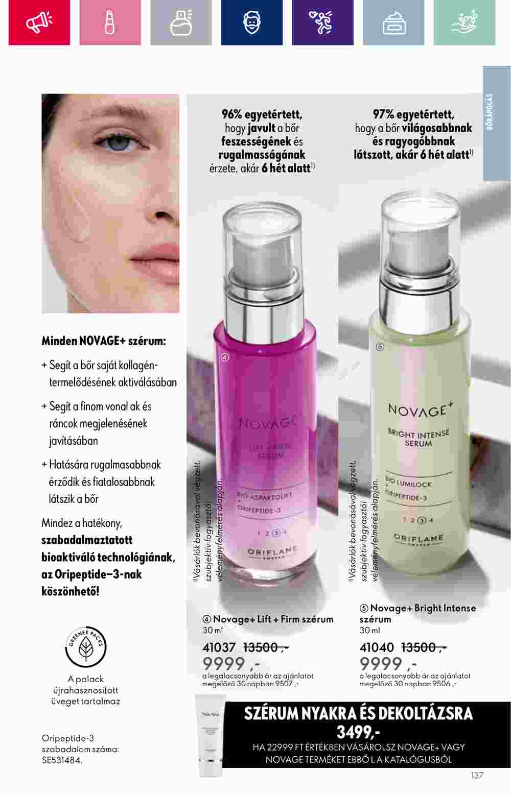 Oriflame akciós újság 2023.10.11-től - 137. oldal.