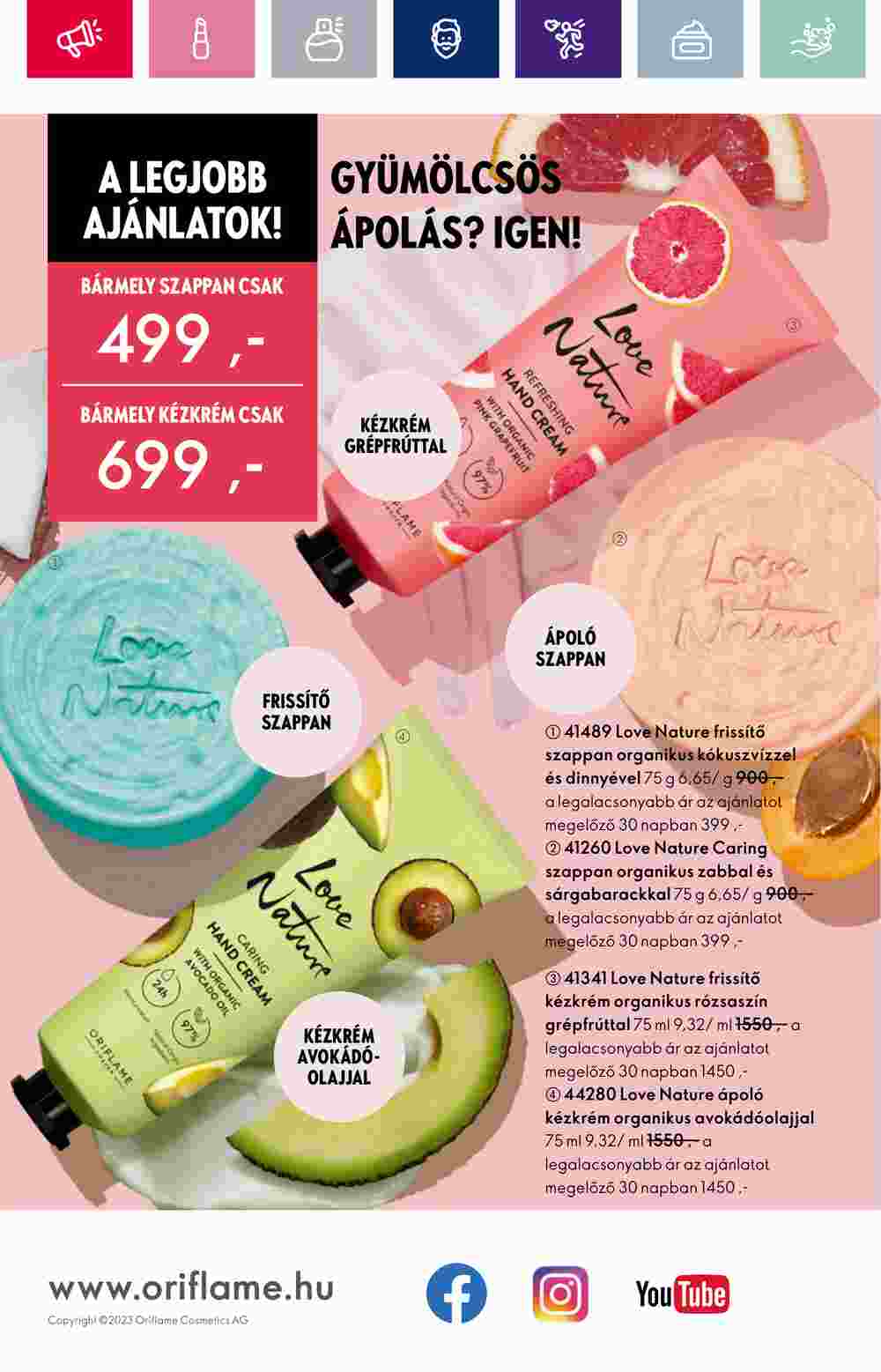 Oriflame akciós újság 2023.10.11-től - 168. oldal.