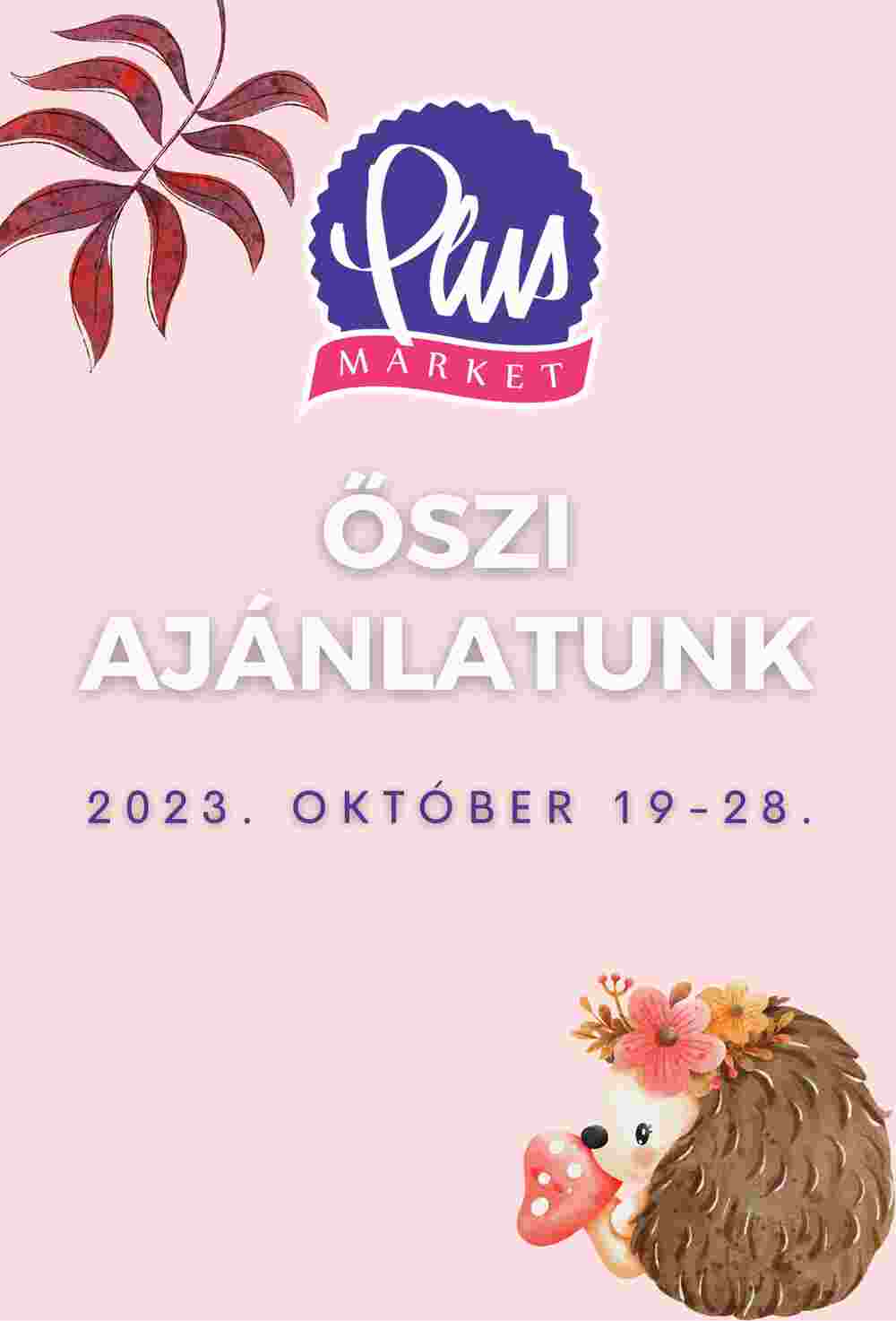 PlusMarket akciós újság 2023.10.19-től - 1. oldal.