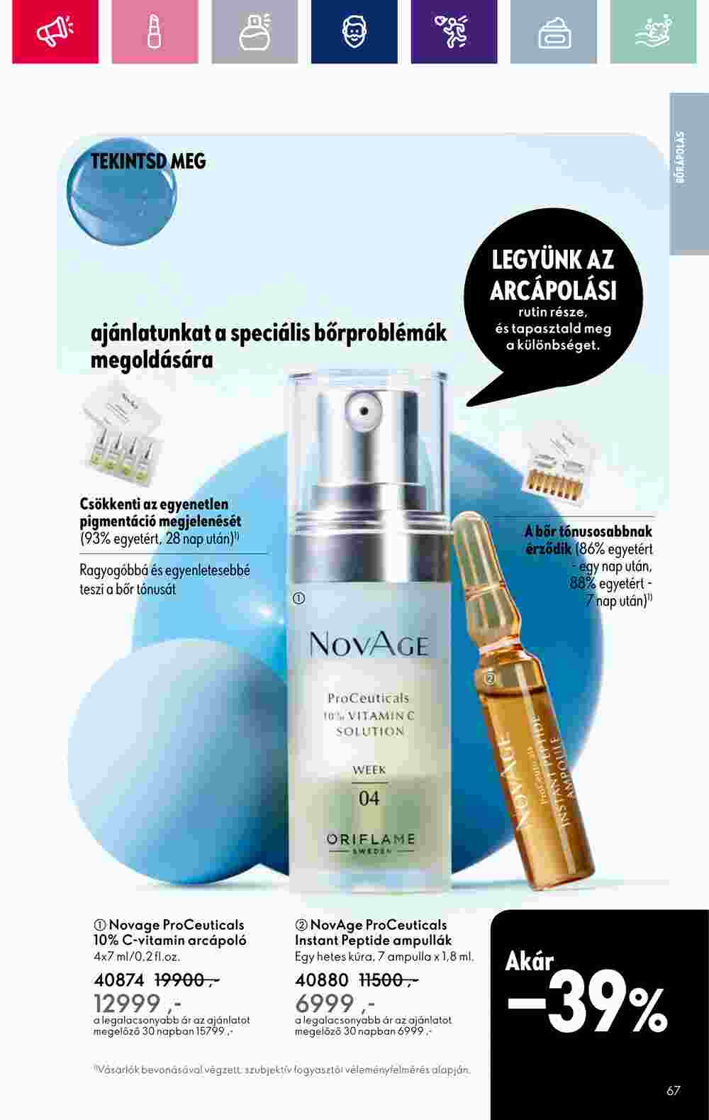 Oriflame akciós újság 2023.10.31-től - 67. oldal.