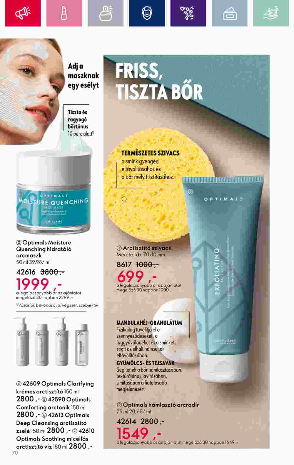 Oriflame akciós újság 2023.10.31-től - 70. oldal.