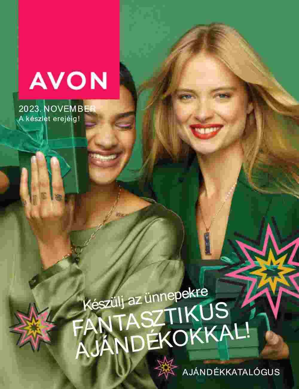 Avon akciós újság 2023.11.01-től - 1. oldal.