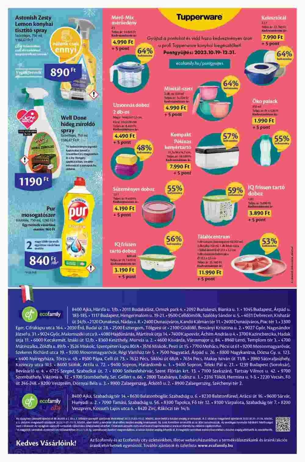 EcoFamily akciós újság 2023.11.02-től - 16. oldal.