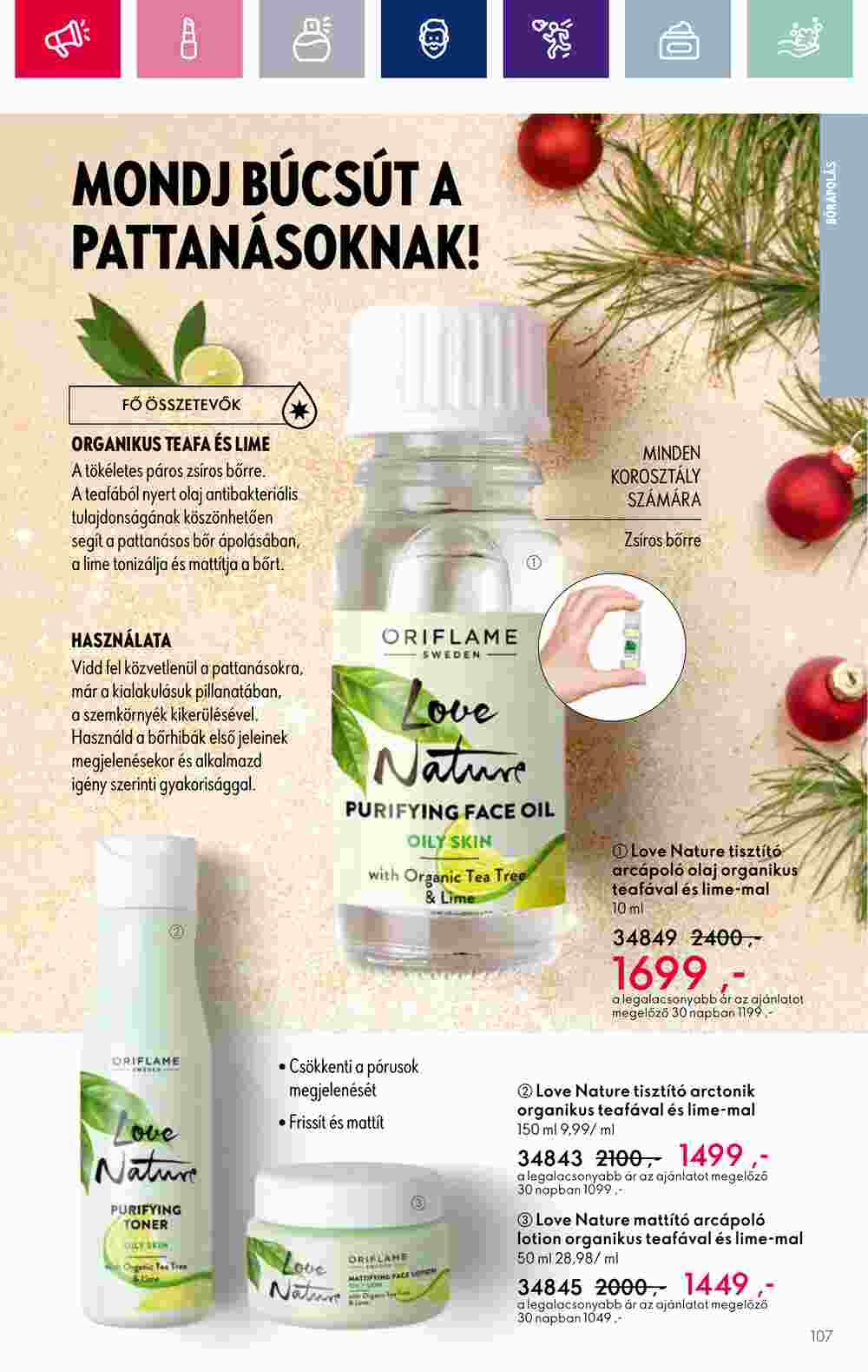 Oriflame akciós újság 2023.11.15-től - 107. oldal.