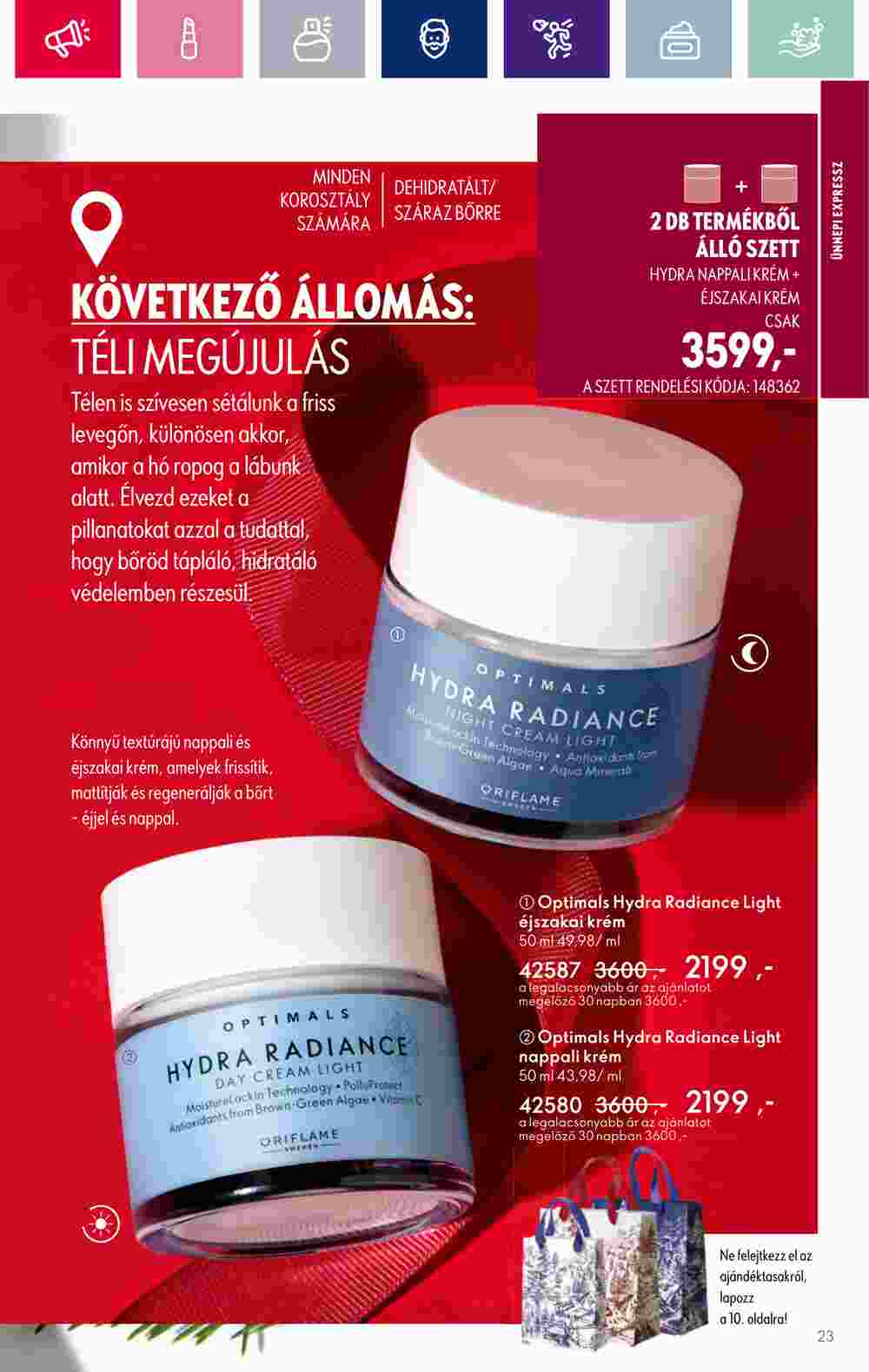 Oriflame akciós újság 2023.11.15-től - 23. oldal.