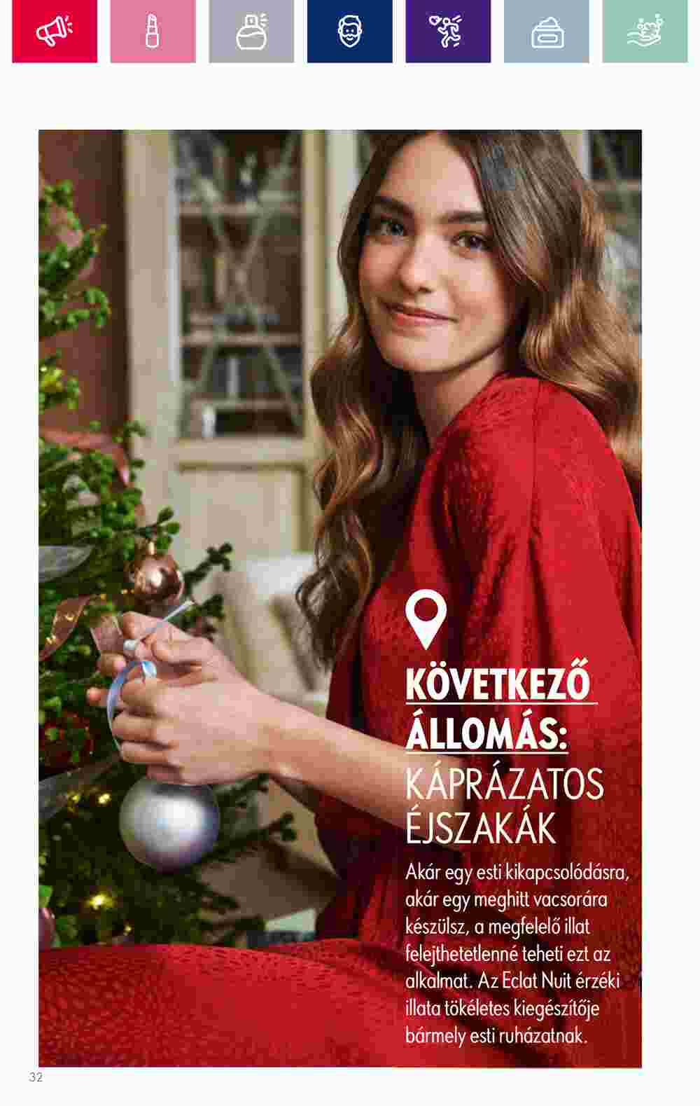 Oriflame akciós újság 2023.11.15-től - 32. oldal.