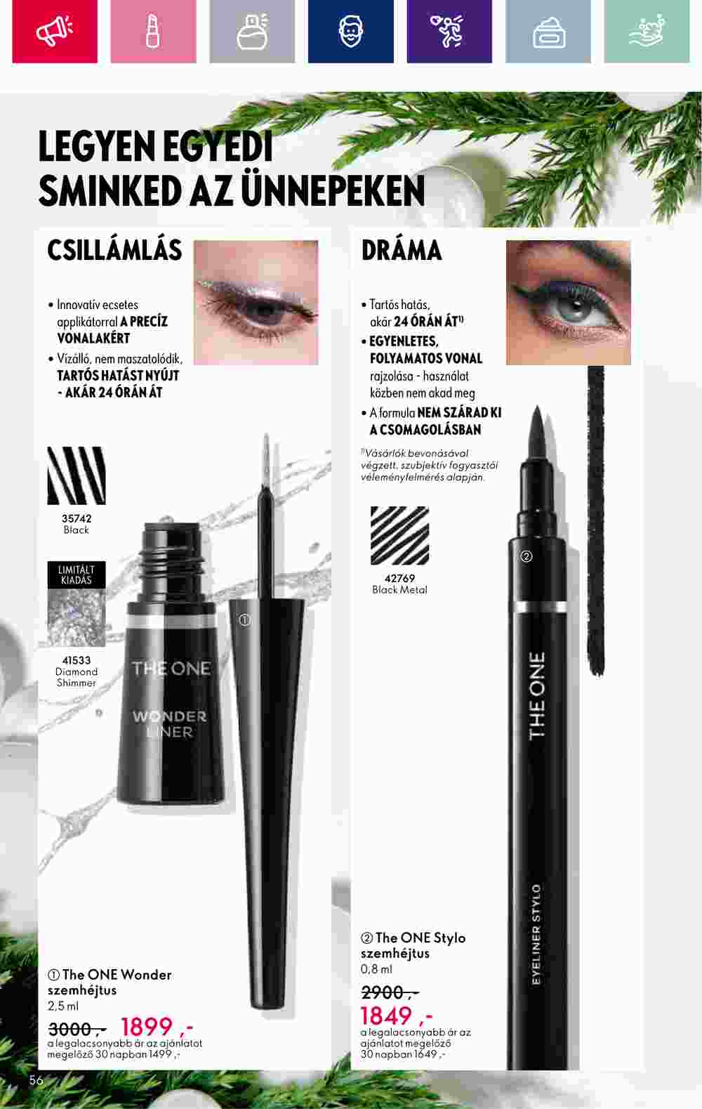 Oriflame akciós újság 2023.11.15-től - 56. oldal.