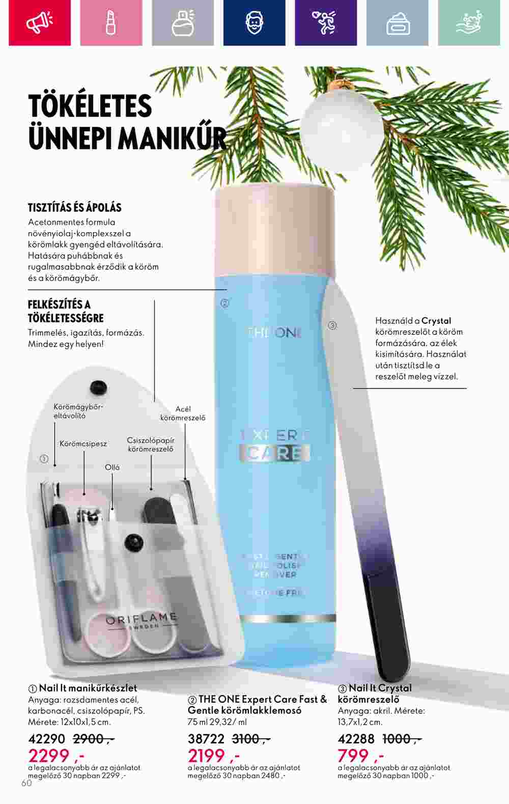 Oriflame akciós újság 2023.11.15-től - 60. oldal.