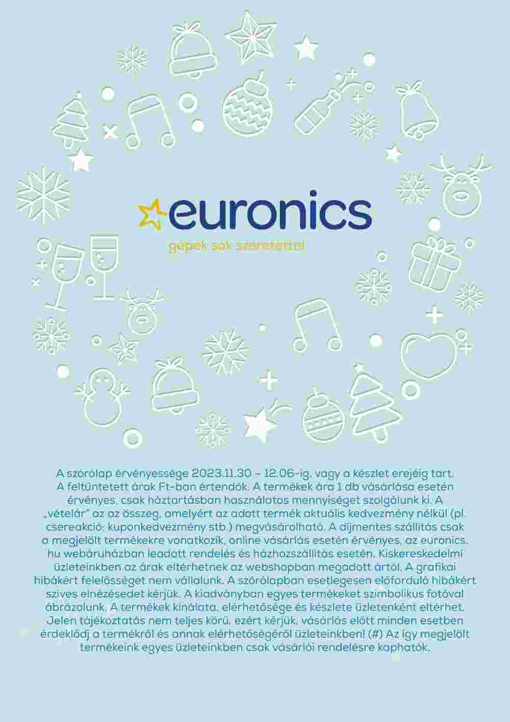 Euronics akciós újság 2023.11.30-tól - 16. oldal.