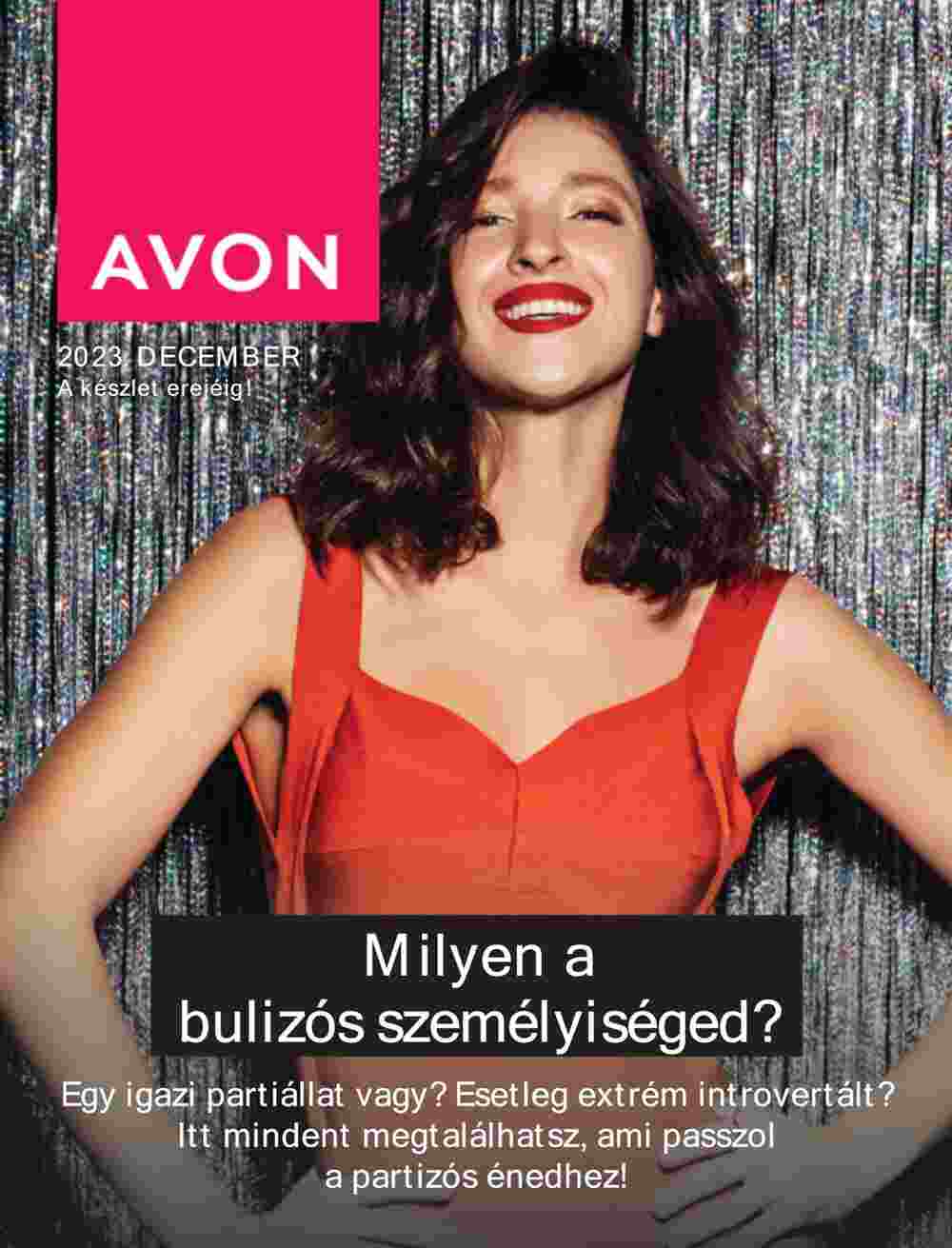 Avon akciós újság 2023.12.01-től - 1. oldal.