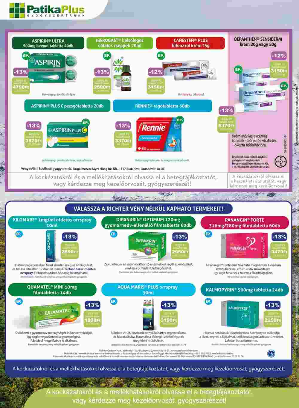 PatikaPlus akciós újság 2023.12.01-től - 4. oldal.
