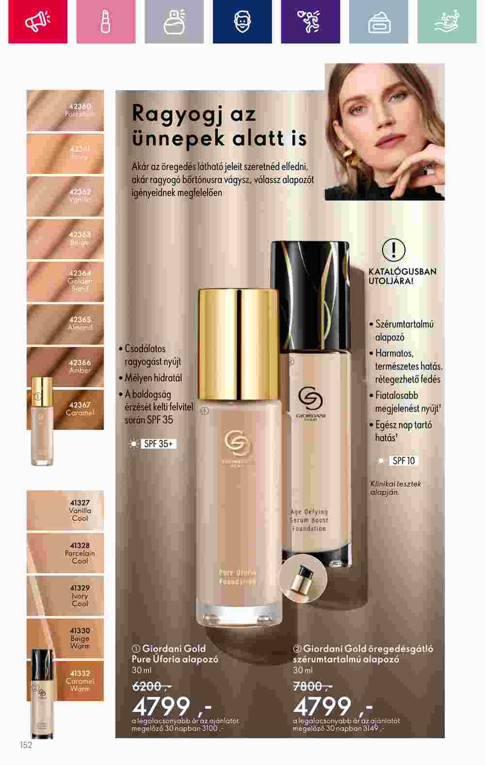 Oriflame akciós újság 2023.12.06-tól - 152. oldal.