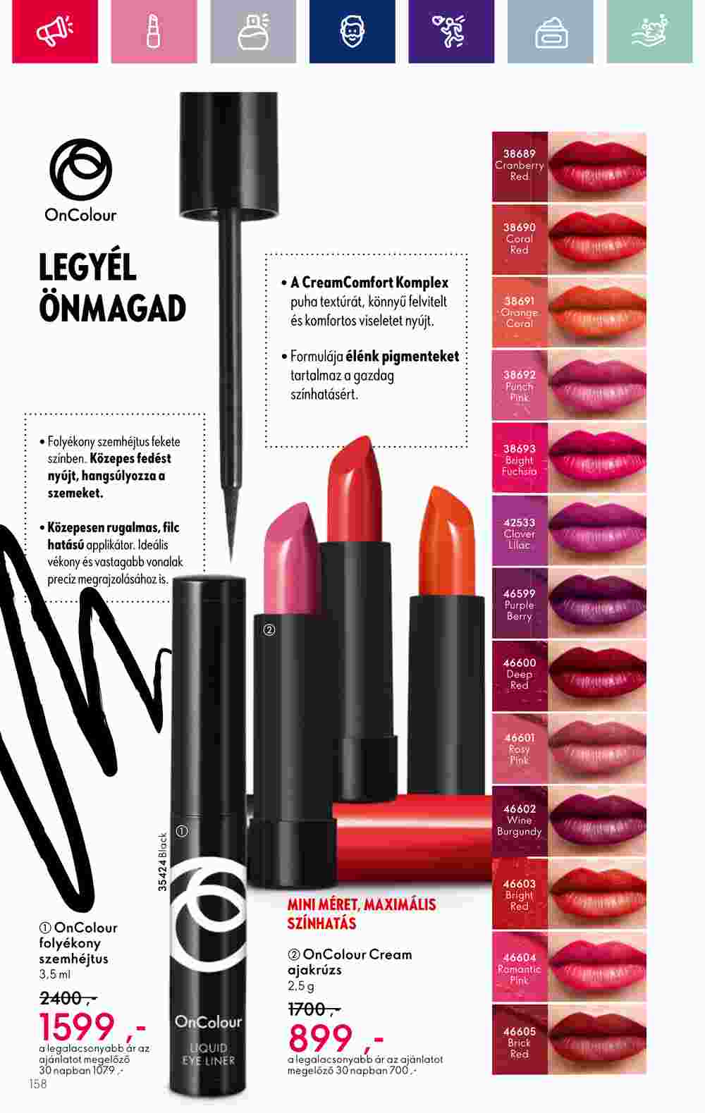 Oriflame akciós újság 2023.12.06-tól - 158. oldal.