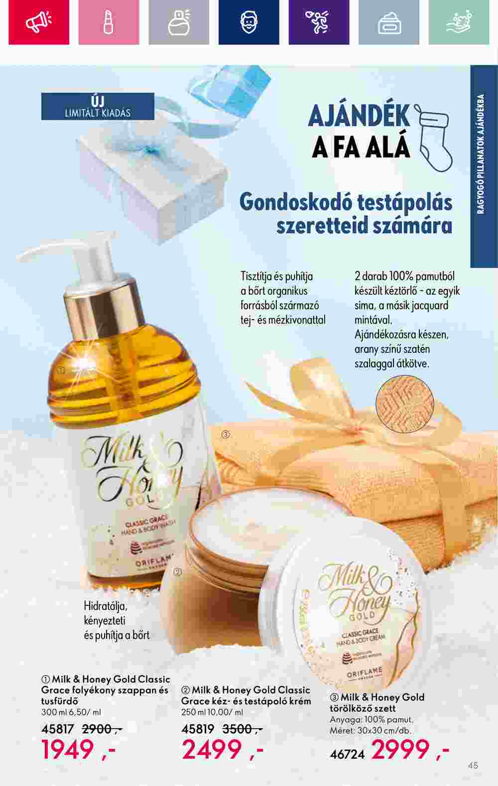 Oriflame akciós újság 2023.12.06-tól - 45. oldal.