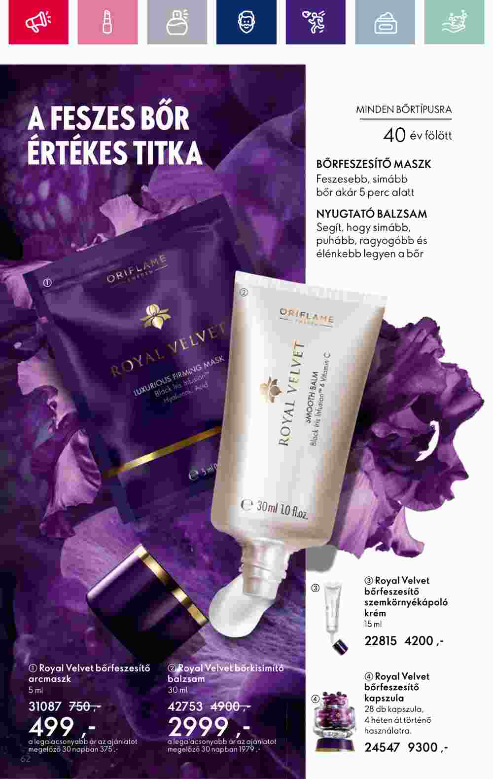 Oriflame akciós újság 2023.12.06-tól - 62. oldal.