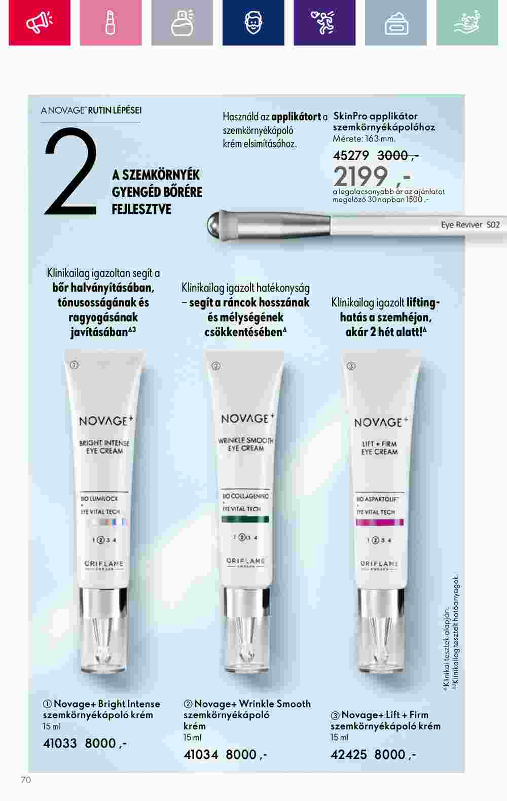 Oriflame akciós újság 2023.12.06-tól - 70. oldal.