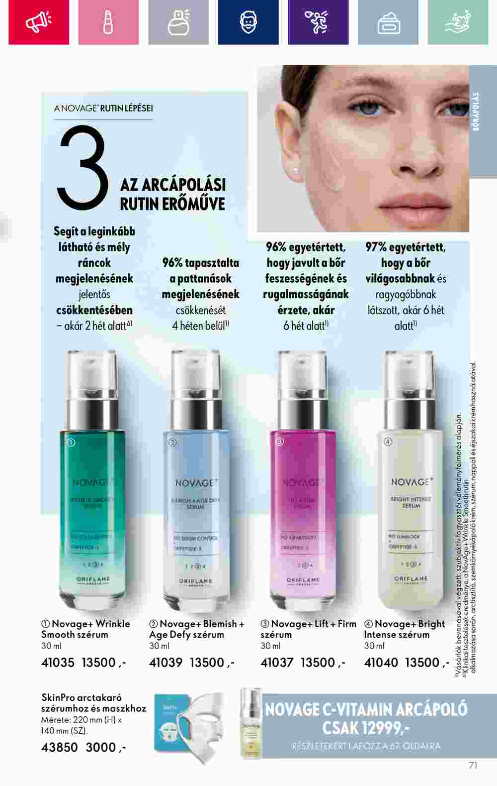 Oriflame akciós újság 2023.12.06-tól - 71. oldal.