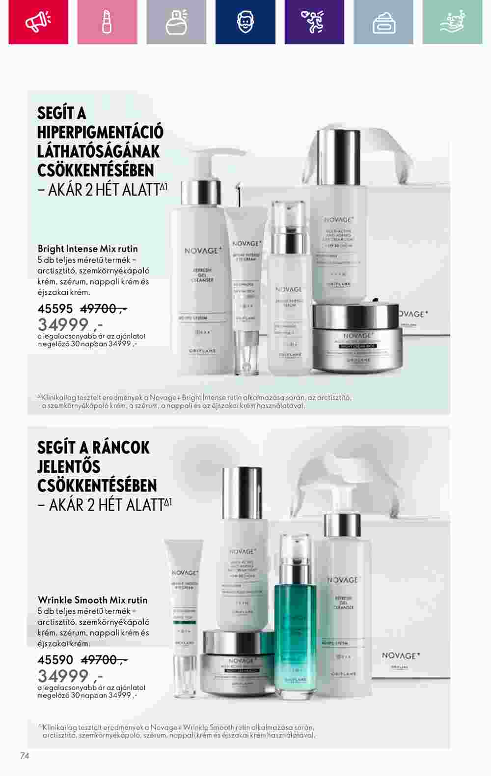 Oriflame akciós újság 2023.12.06-tól - 74. oldal.