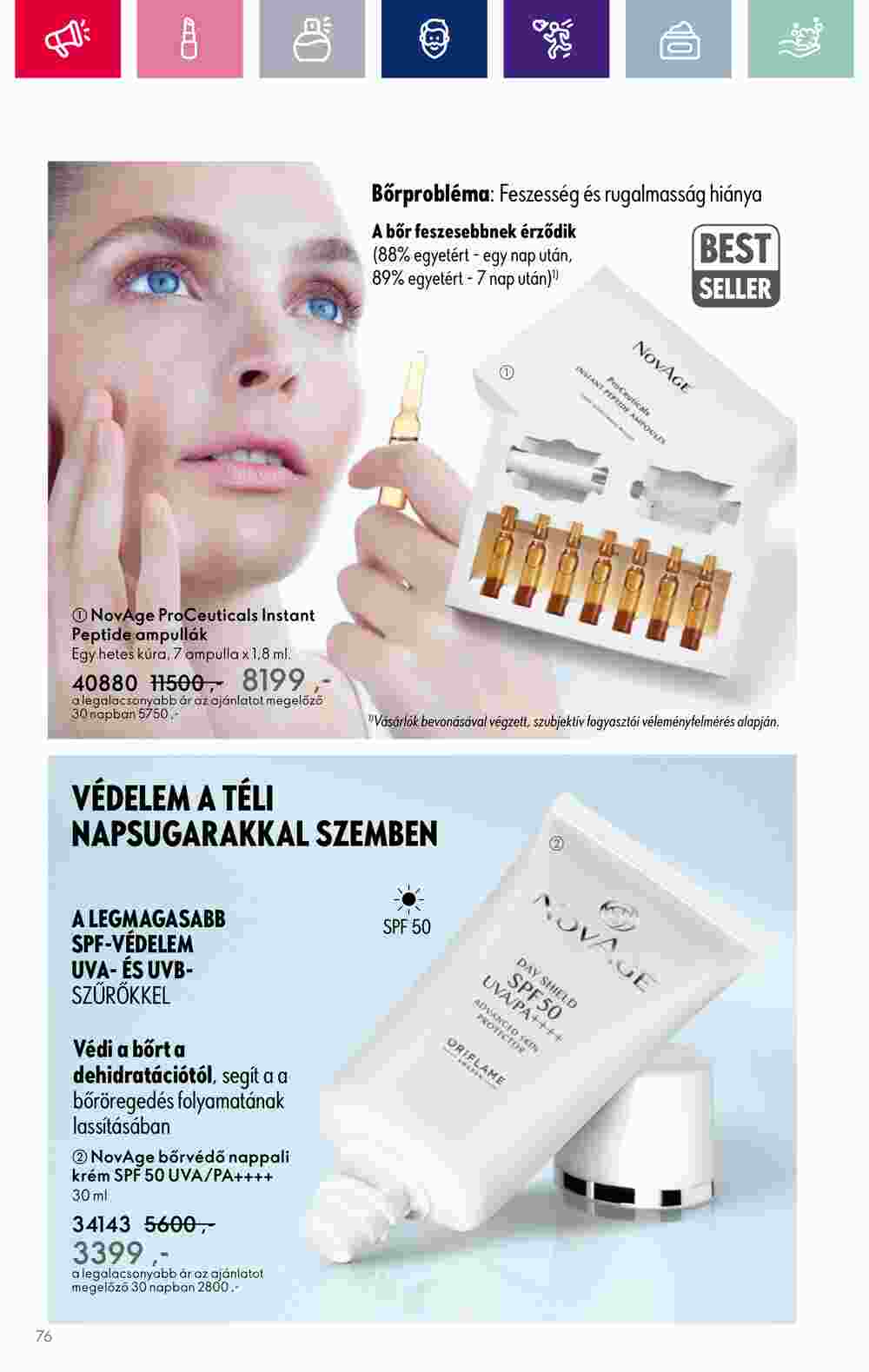 Oriflame akciós újság 2023.12.06-tól - 76. oldal.