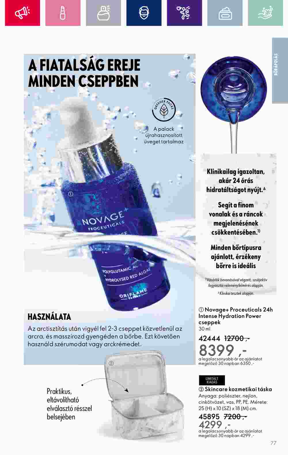 Oriflame akciós újság 2023.12.06-tól - 77. oldal.