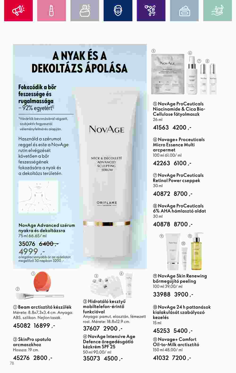 Oriflame akciós újság 2023.12.06-tól - 78. oldal.