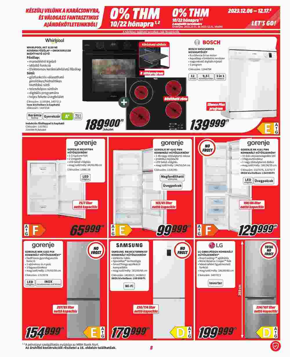 Media Markt akciós újság 2023.12.06-tól - 8. oldal.