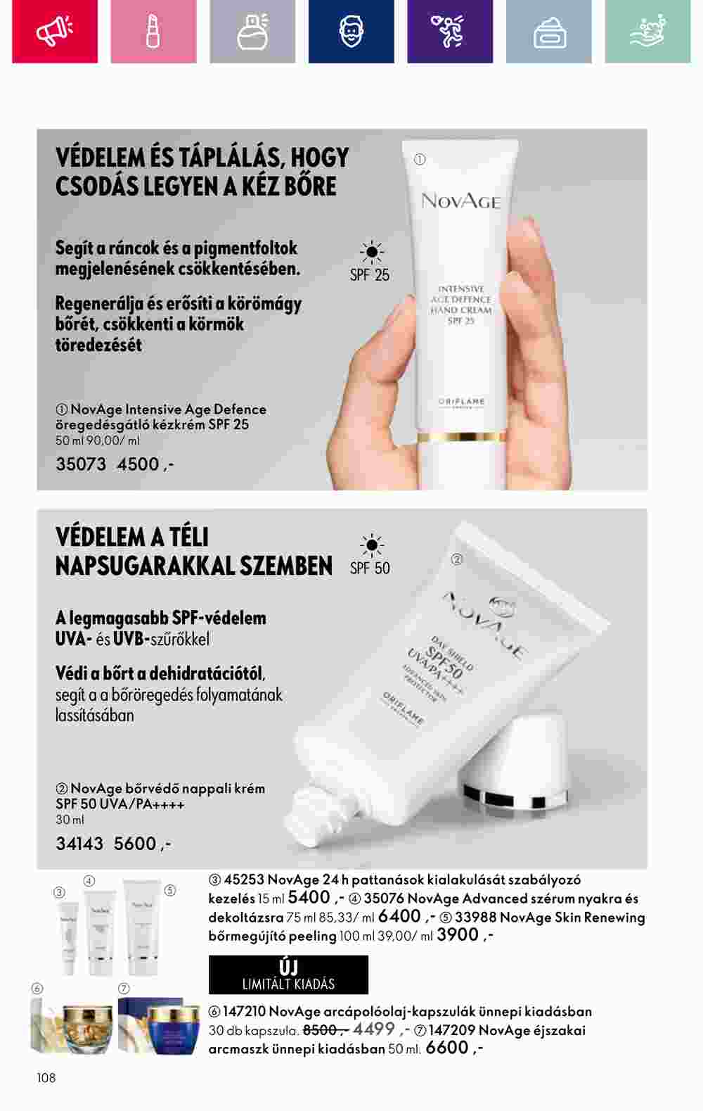 Oriflame akciós újság 2023.12.28-tól - 108. oldal.