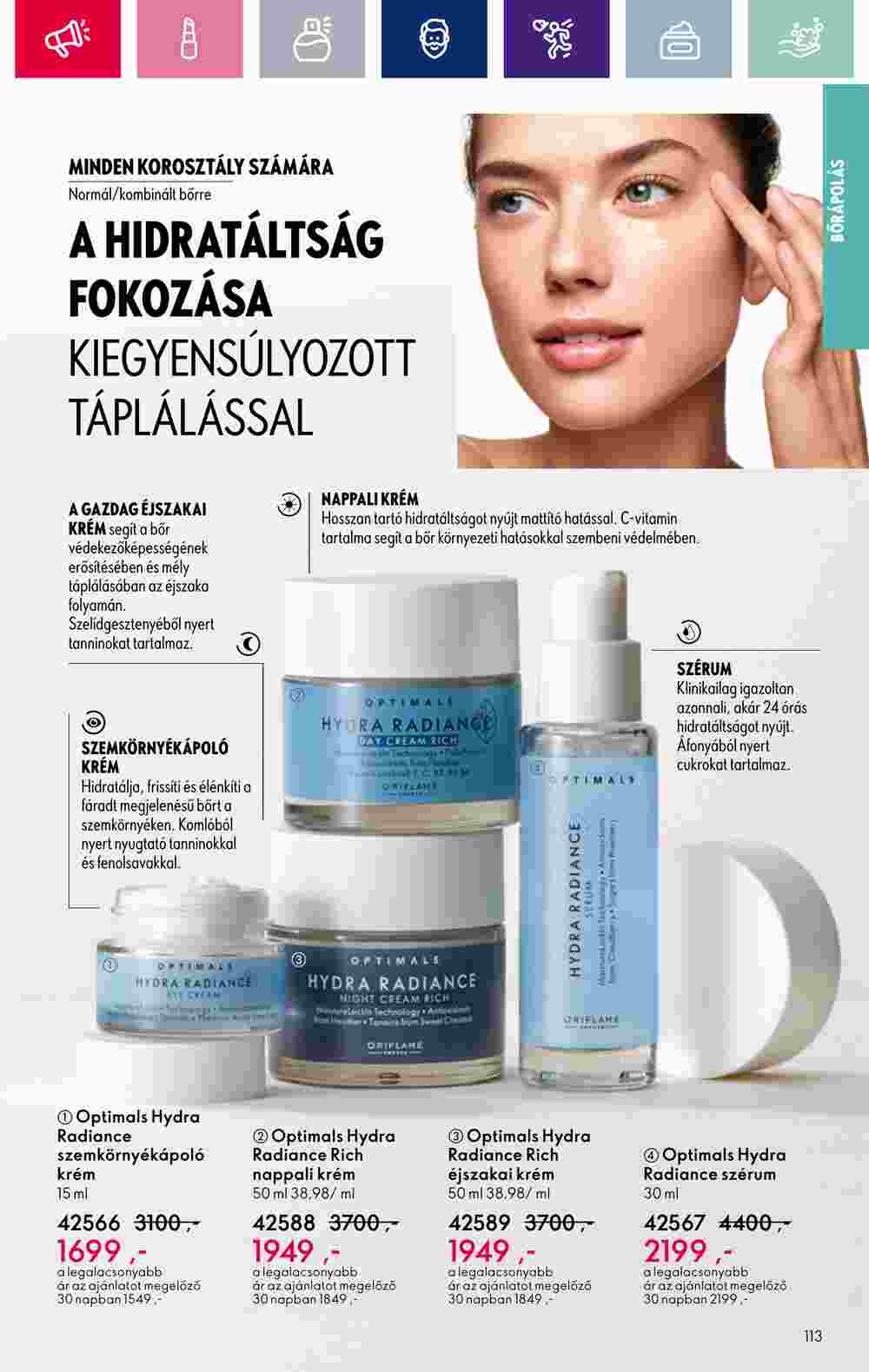 Oriflame akciós újság 2024.03.05-től - 113. oldal.