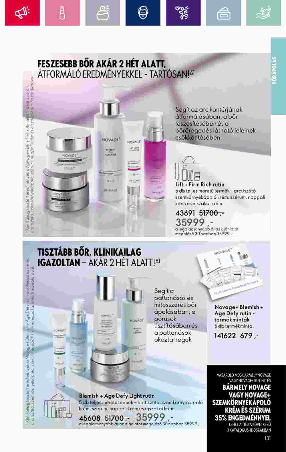 Oriflame akciós újság 2024.03.05-től - 131. oldal.