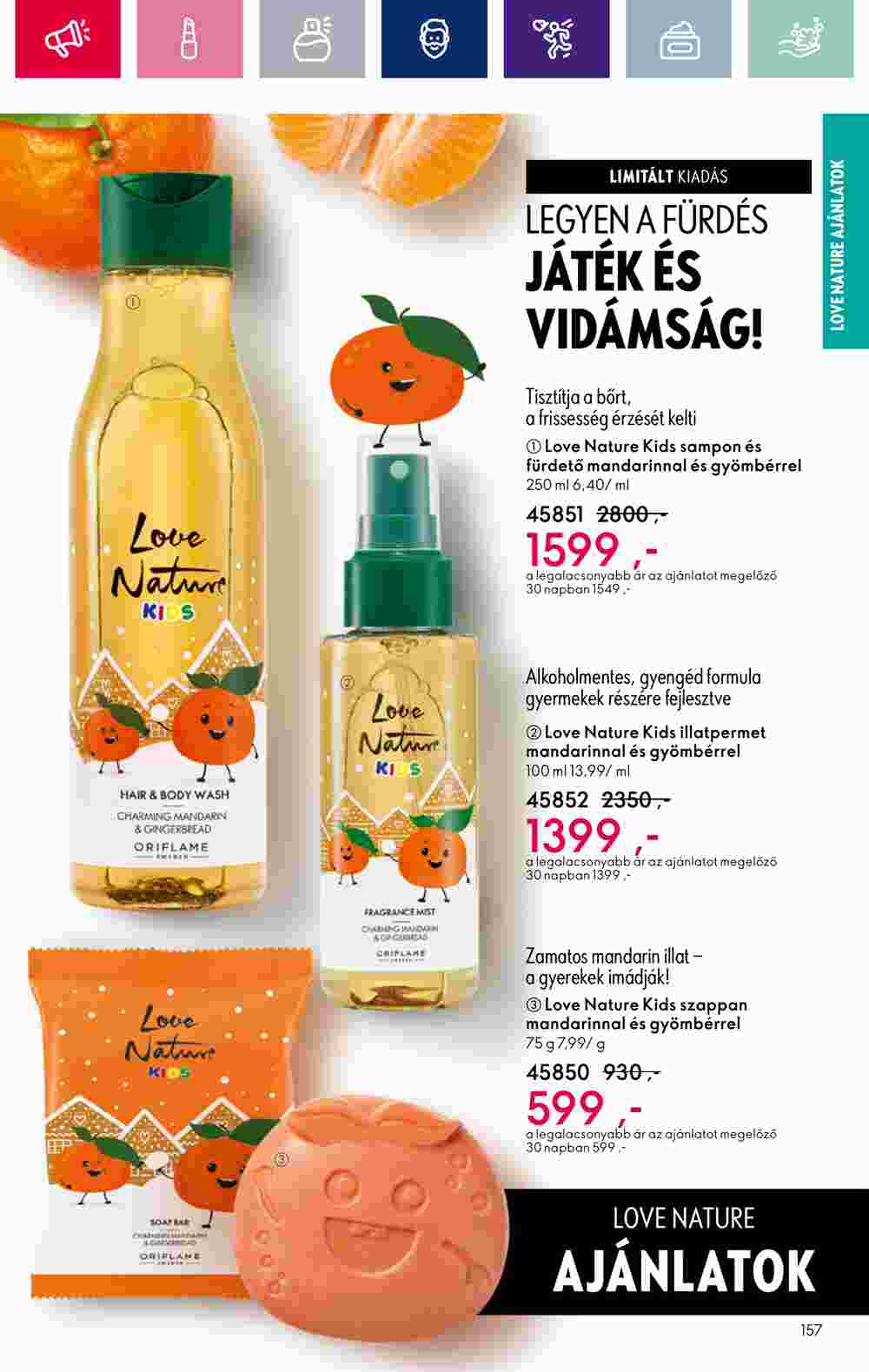 Oriflame akciós újság 2024.03.05-től - 157. oldal.