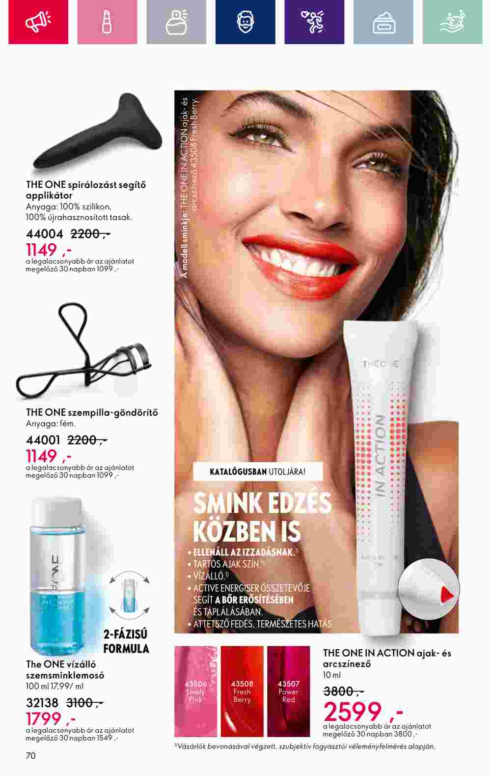 Oriflame akciós újság 2024.03.05-től - 70. oldal.