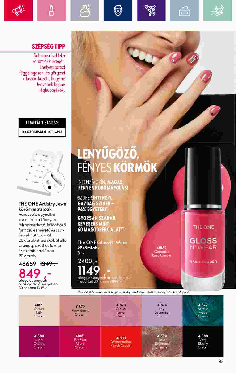 Oriflame akciós újság 2024.03.05-től - 85. oldal.