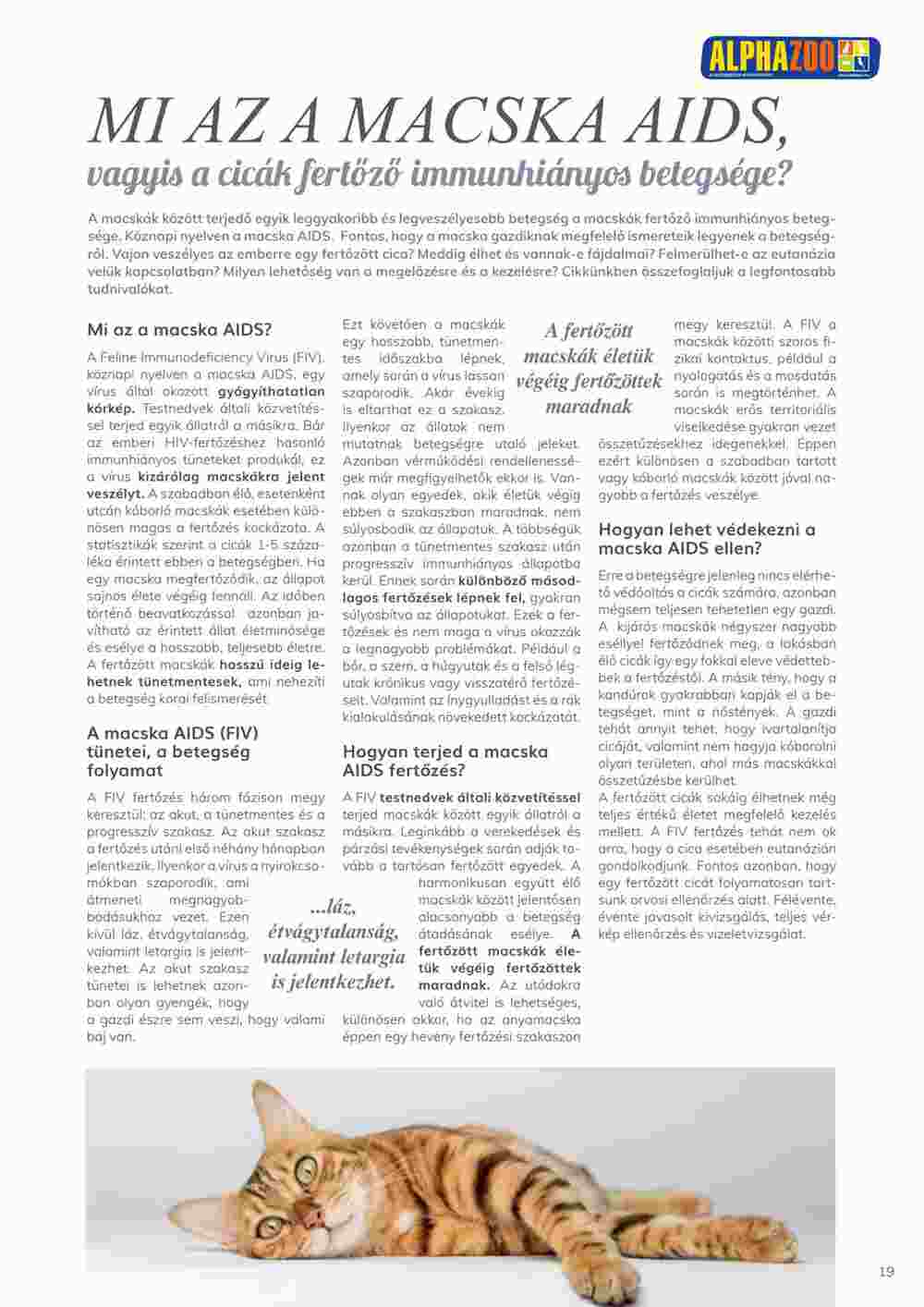 AlphaZoo akciós újság 2024.03.13-tól - 19. oldal.