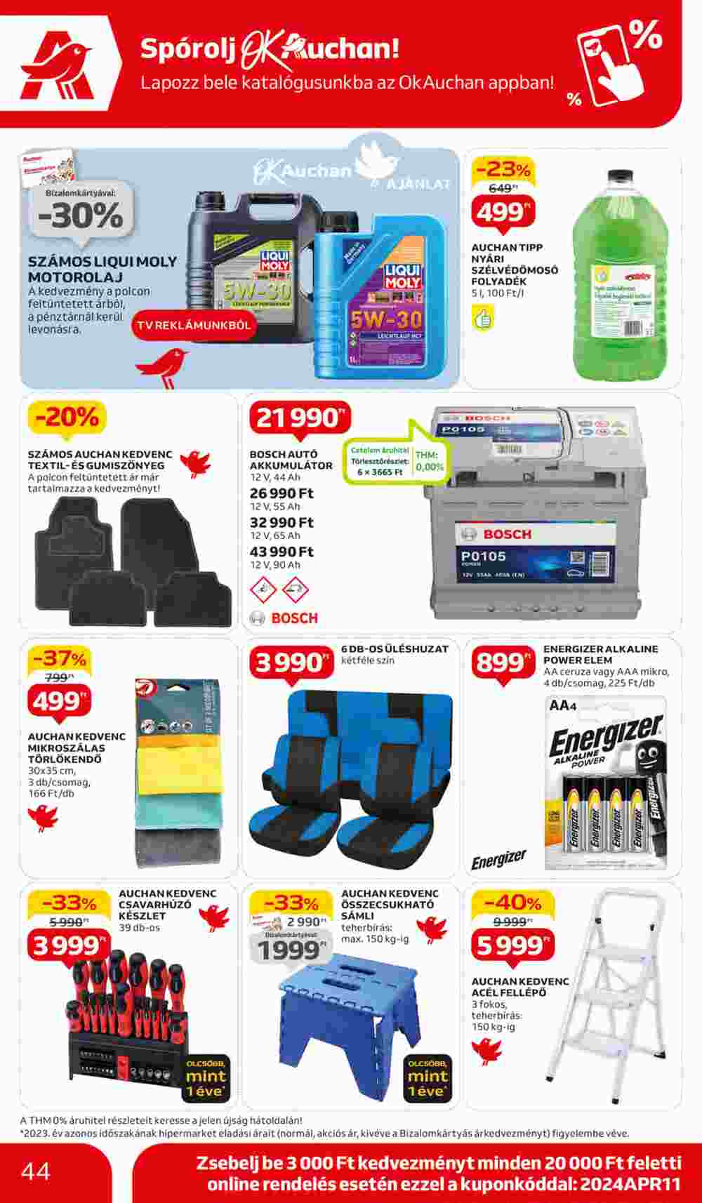 Auchan akciós újság 2024.04.11-től - 44. oldal.