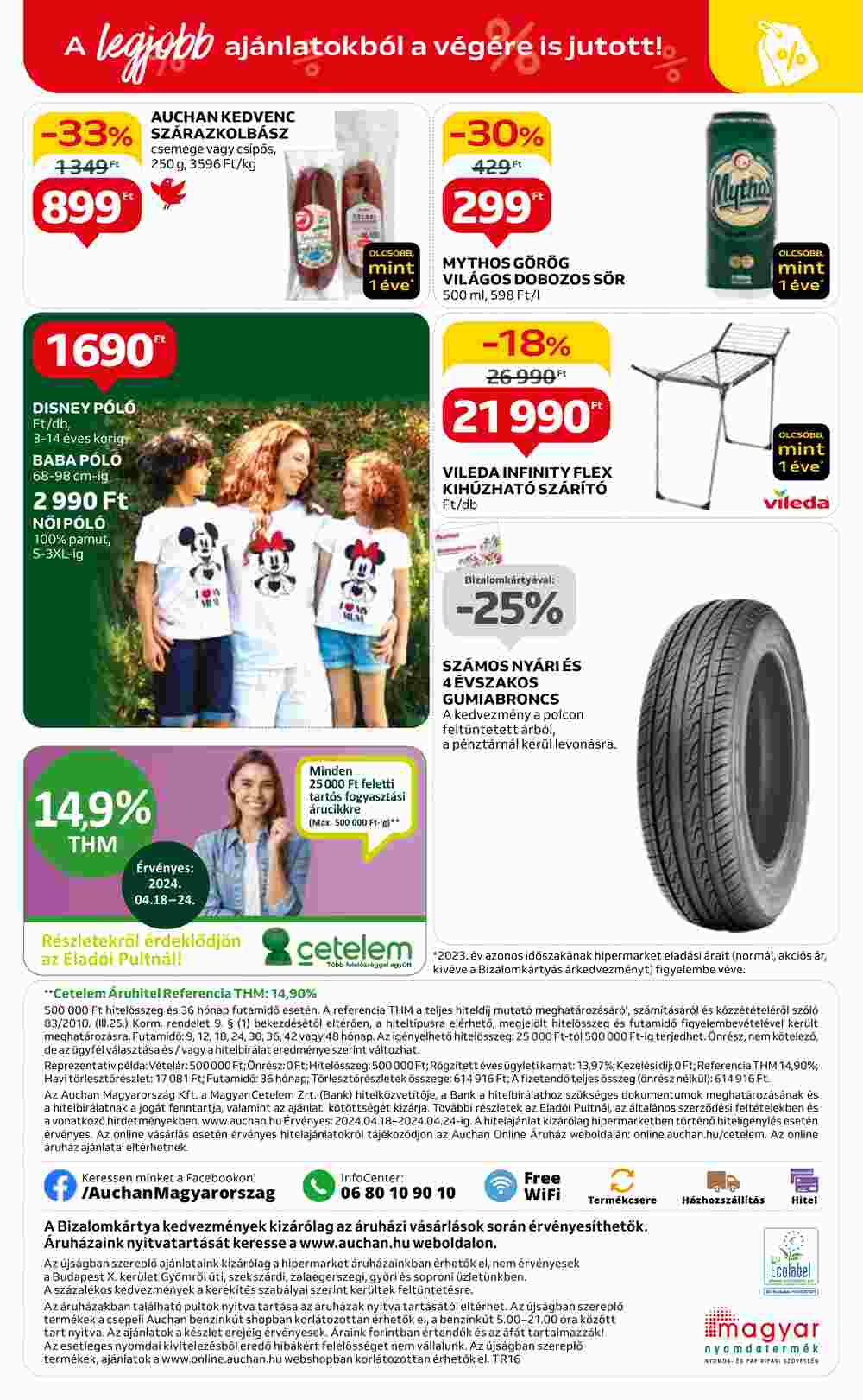 Auchan akciós újság 2024.04.18-tól - 40. oldal.