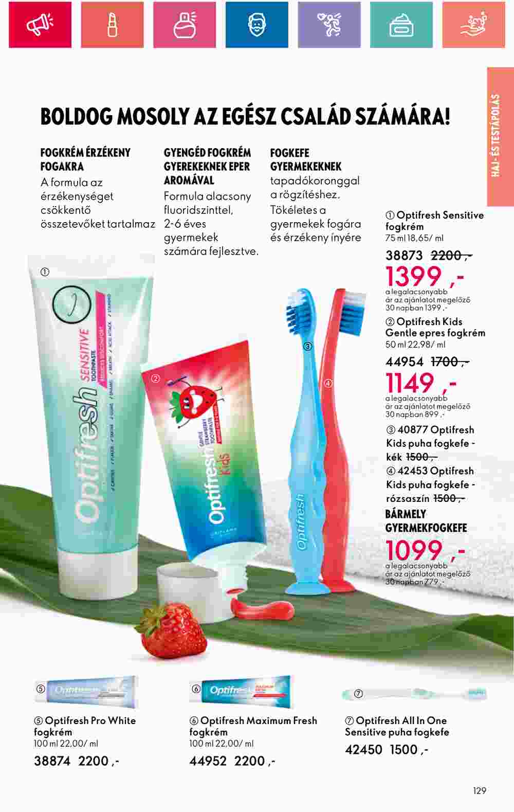 Oriflame akciós újság 2024.05.07-től - 129. oldal.