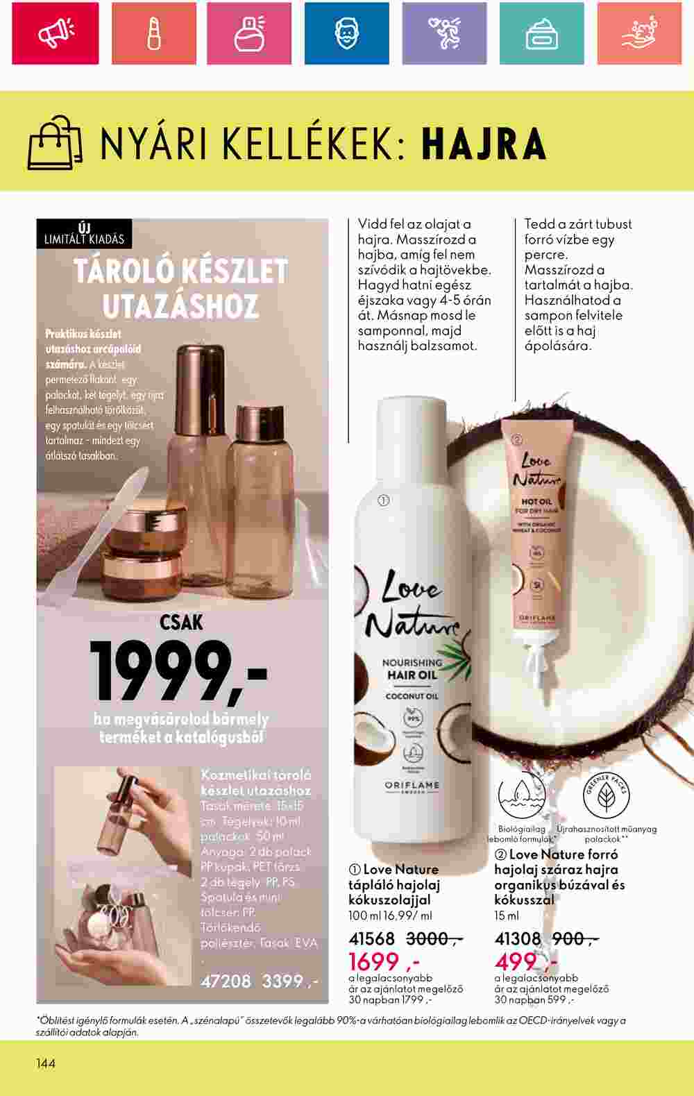 Oriflame akciós újság 2024.05.07-től - 144. oldal.