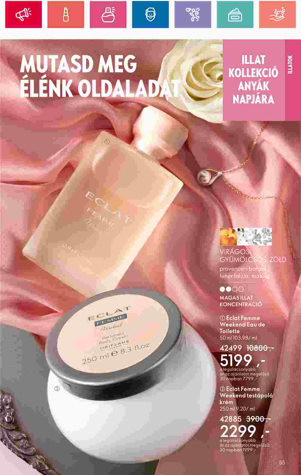 Oriflame akciós újság 2024.05.07-től - 55. oldal.