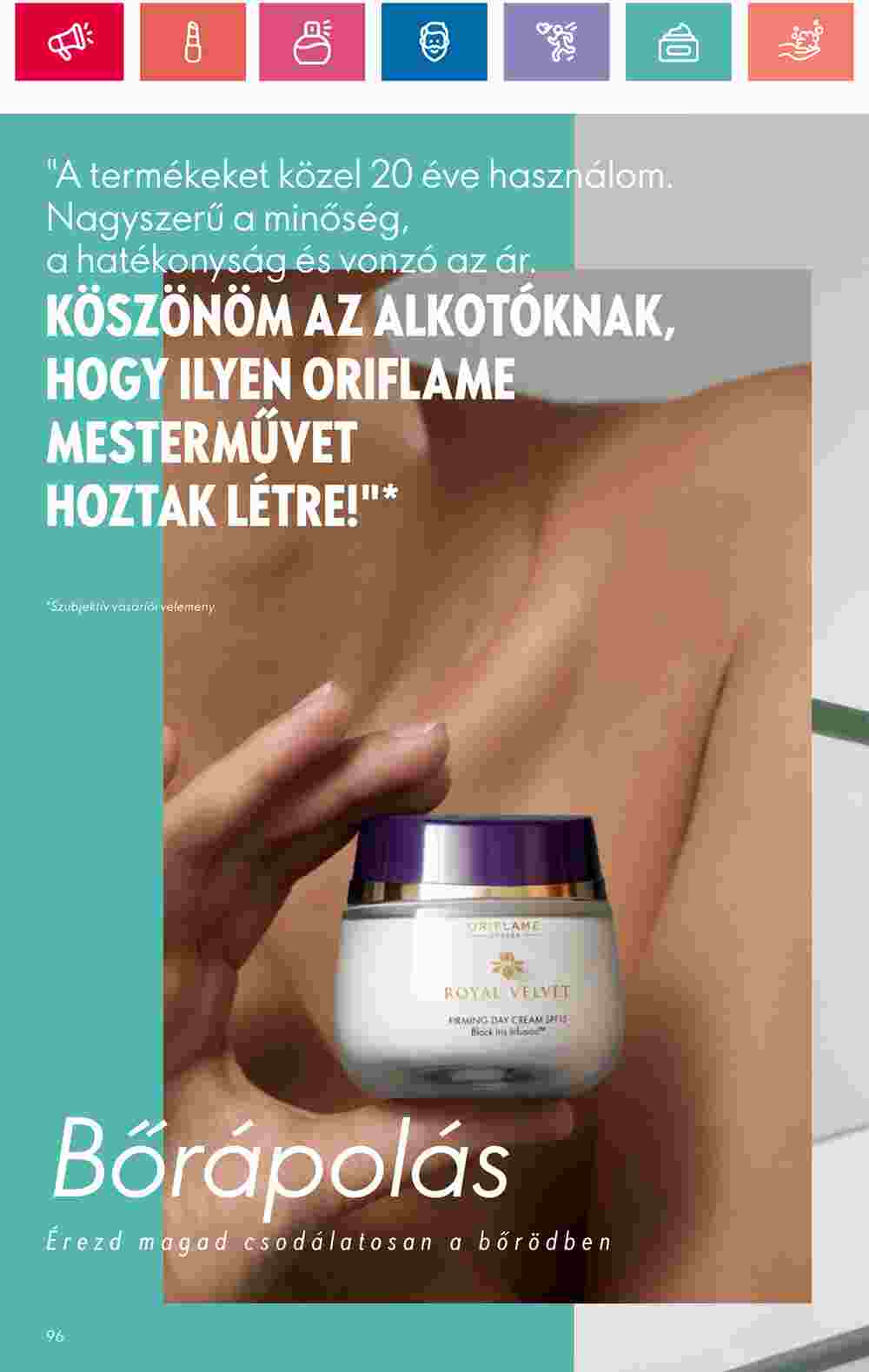 Oriflame akciós újság 2024.05.07-től - 96. oldal.