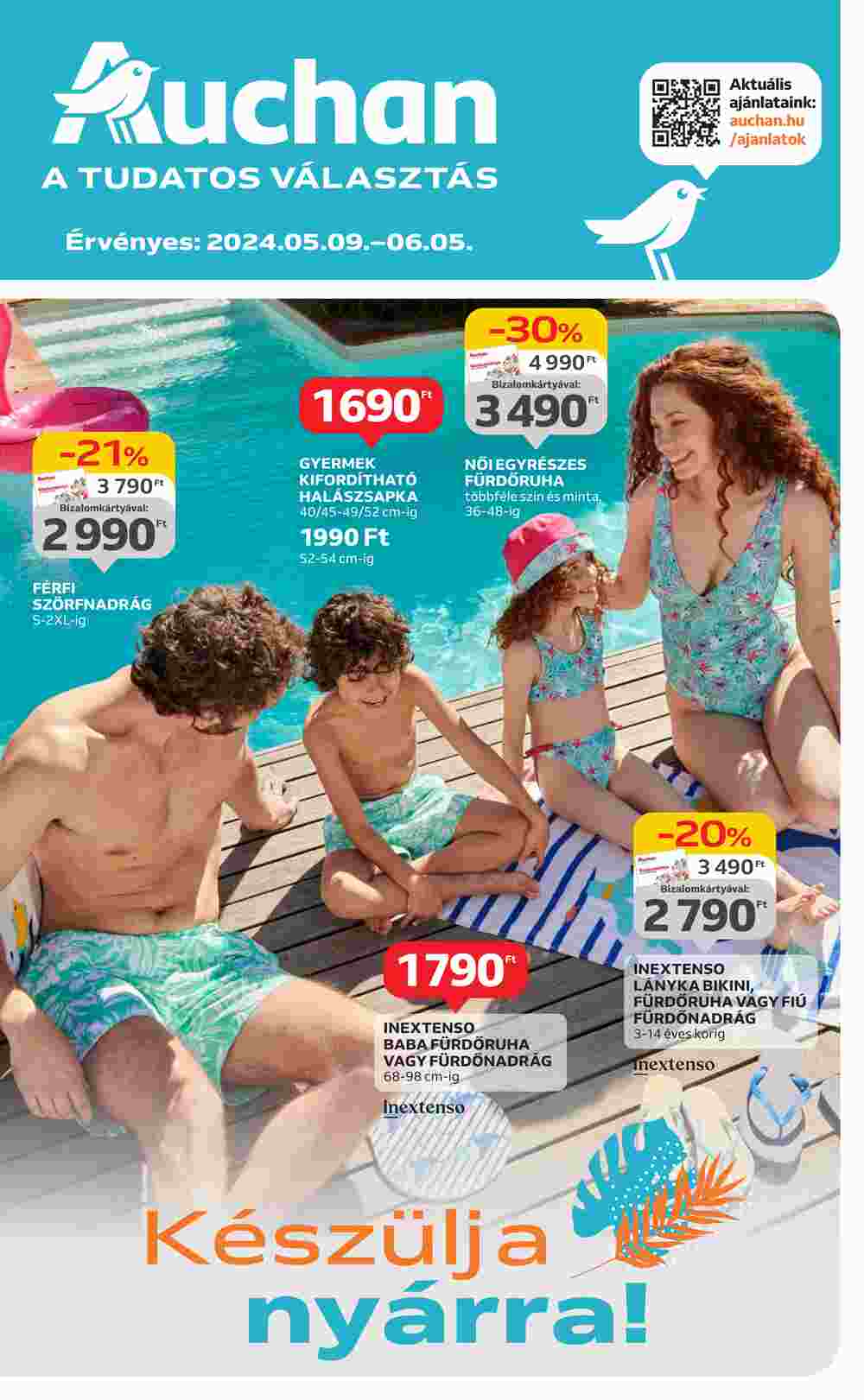Auchan akciós újság 2024.05.09-től - 1. oldal.