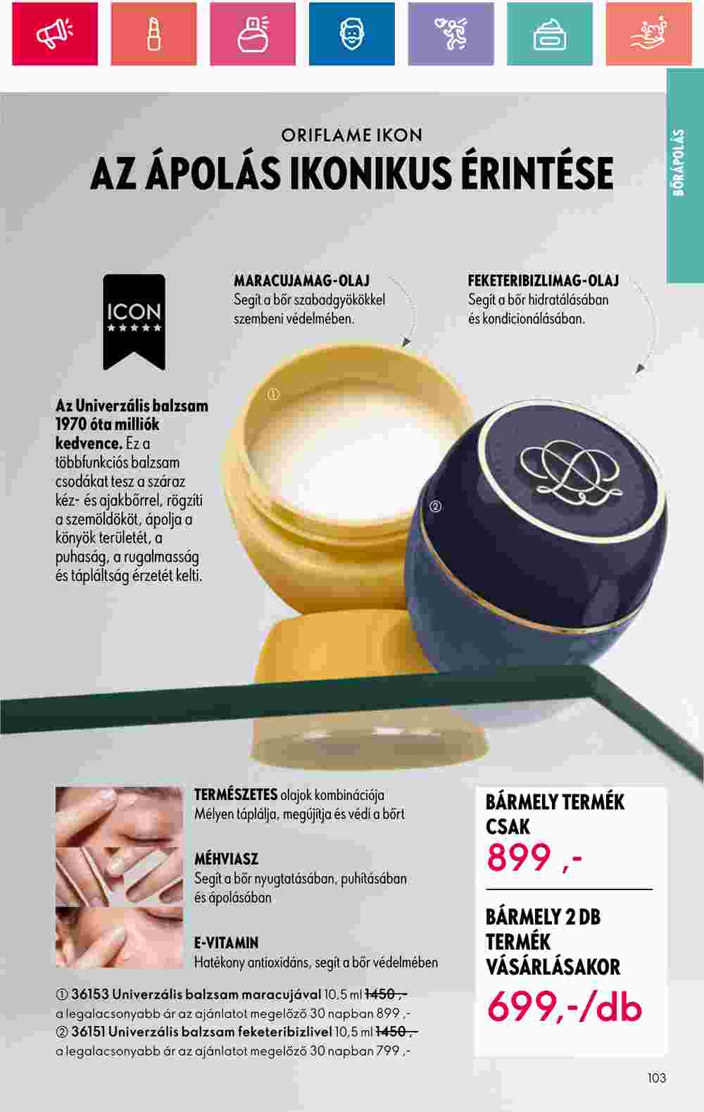 Oriflame akciós újság 2024.05.28-tól - 103. oldal.