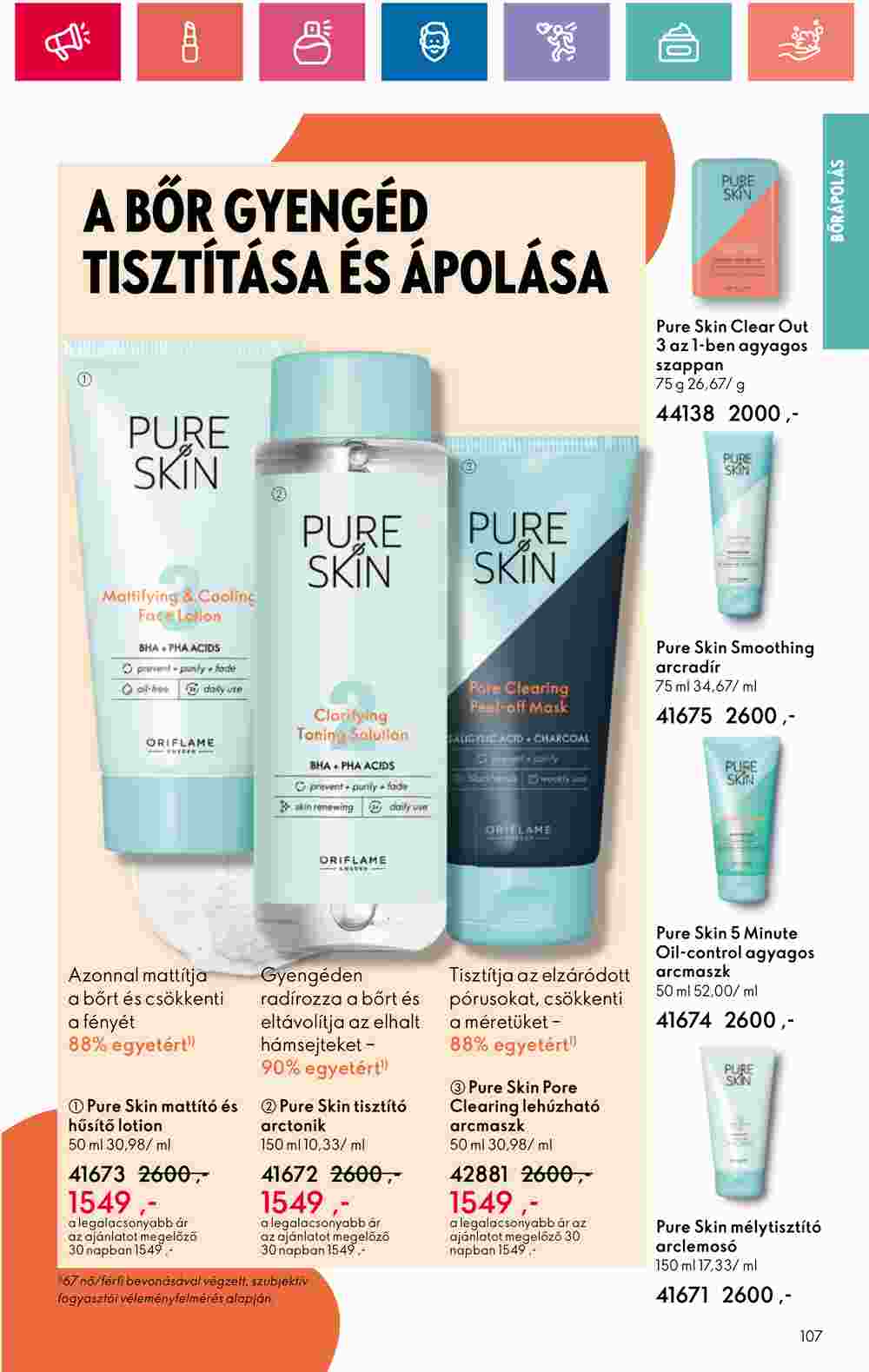 Oriflame akciós újság 2024.05.28-tól - 107. oldal.