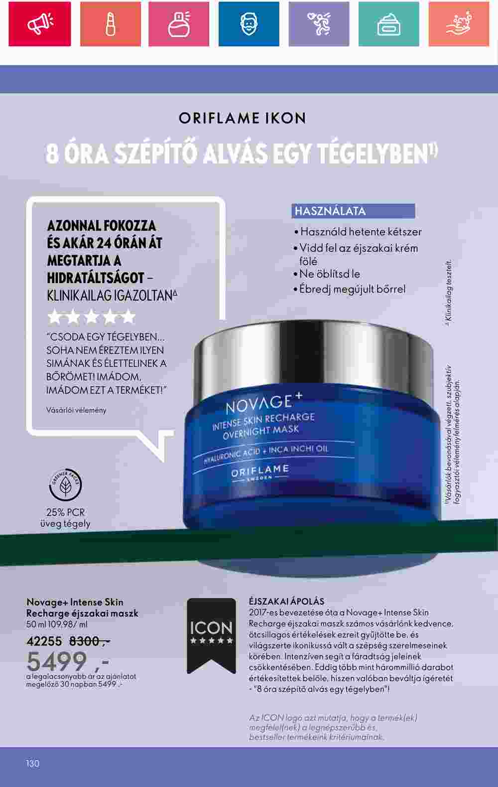 Oriflame akciós újság 2024.05.28-tól - 130. oldal.